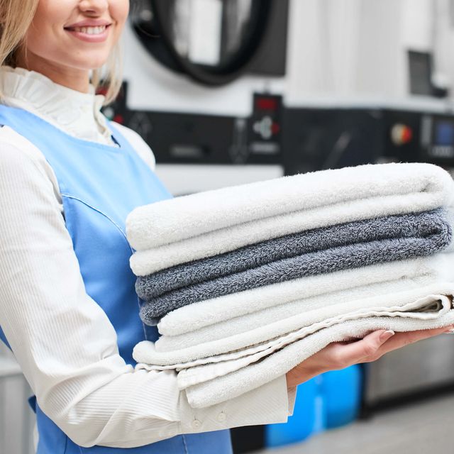 dry cleaned towels 